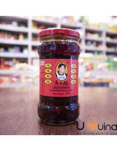 Sos LGM czarna fasola w oleju chilli 280g 2