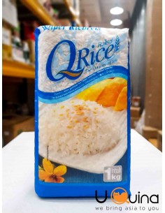 Ryż kleisty tajski 1kg Qrice