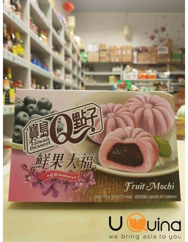 Ciastko Mochi z borówką 210g