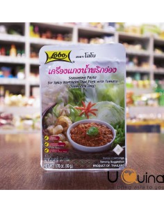 Pastes for spicy Northern Thai Pork with Tomato Lobo