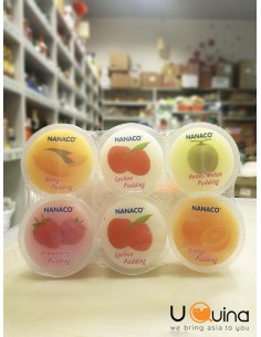 Thạch rau câu Nanaco 5 vị (6 x 80g)