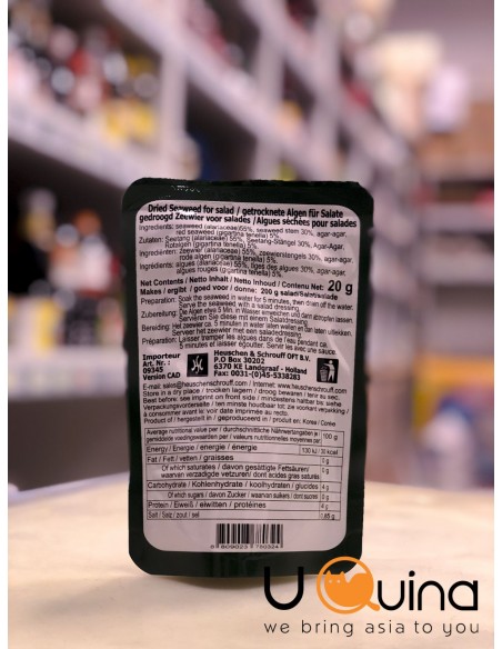 Wodorosty do sałat mix 20g