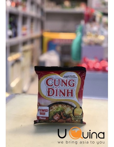 Cung Dinh instant noodle with stew beef flavor