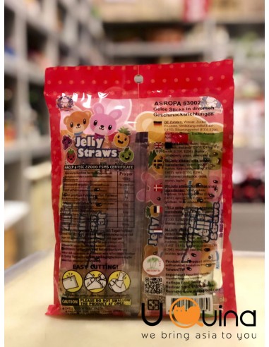 Jelly Straws Funny Hippo 300g