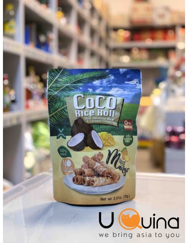 Coconut rice roll mango flavour 70g