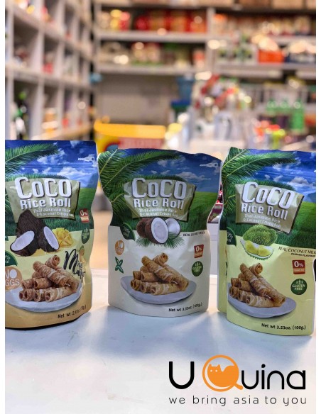 Coconut rice roll mango flavour 70g