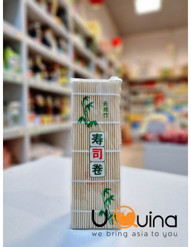 Bamboo sushi mat Jade temple 24 x 24 cm