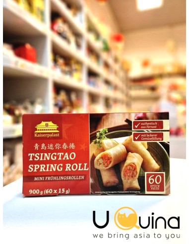Frozen spring roll with vegetables Tsingtao 900g