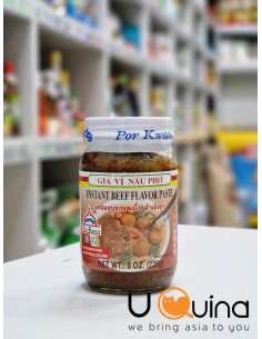 Por Kwan Instant beef flavor paste 225g