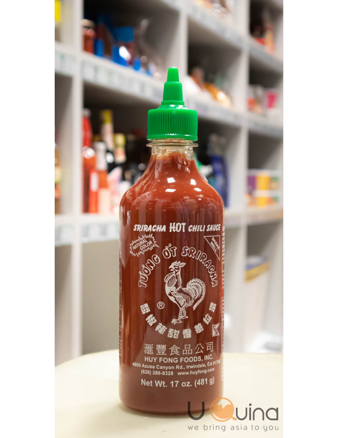 Huy Fong - Sriracha Hot Chili Sauce (Net Wt. 17 Oz.) - 3 Pack