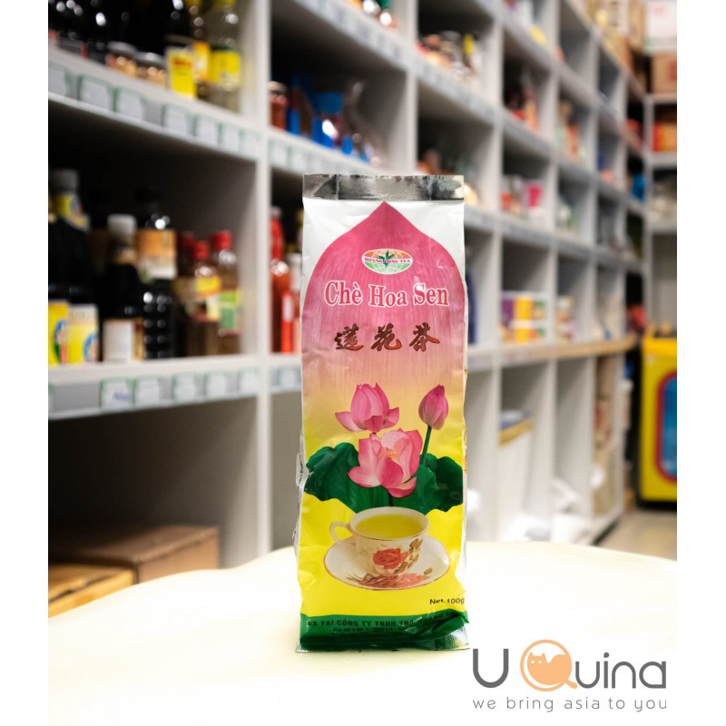 Green tea with lotus Hoang Long 100g