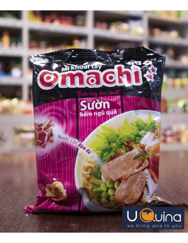 Omachi instant noodles stewed ribs flavor 80g